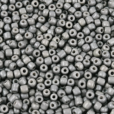 8/0 Baking Paint Glass Round Seed Beads SEED-S036-01B-09-1
