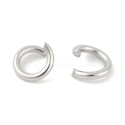 Tarnish Resistant 304 Stainless Steel Open Jump Rings STAS-R049-4x0.7mm-1