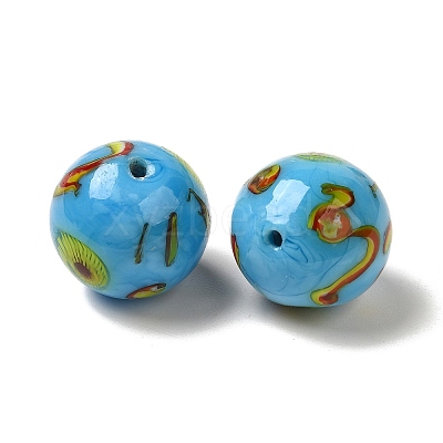 Handmade Lampwork Beads LAMP-C016-04E-17-1