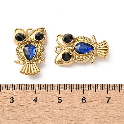 304 Stainless Steel Rhinestone Pendants RB-L002-07G-01-1