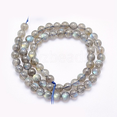 Natural Labradorite Beads Strands LS-G-O166-08-6mm-1