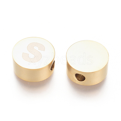 304 Stainless Steel Beads STAS-I126-02G-S-1