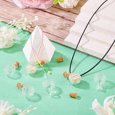 10Pcs Glass Bottles AJEW-TA0002-74-1