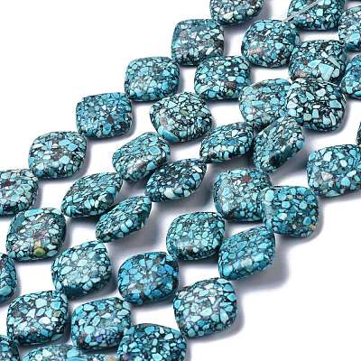 Synthetic Turquoise Beads Strands G-C180-08-1