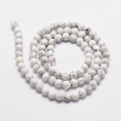Natural Howlite Beads Strands G-D840-44-4mm-1