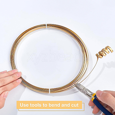 Half Round Brass Wire for Jewelry Making CWIR-WH0003-02-B-1