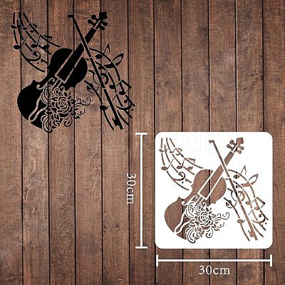 Plastic Reusable Drawing Painting Stencils Templates DIY-WH0172-186-1