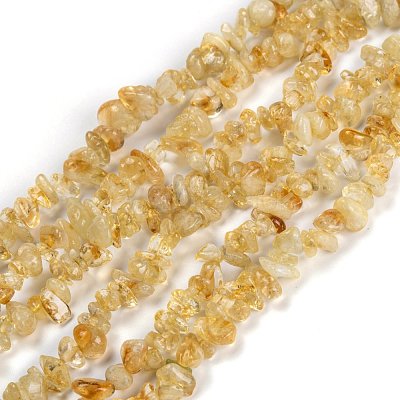 Natural Citrine Beads Strands X-G-F703-04-1