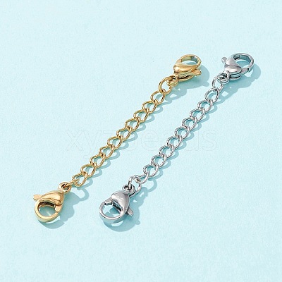 6 Strand 6 Style 304 Stainless Steel Curb Chain Extender STAS-FS0001-30-1