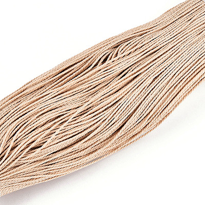 Round Waxed Polyester Cord YC-R135-1.5mm-01E-1