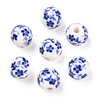 Handmade Porcelain Beads PORC-E021-02B-1
