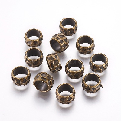 Rondelle Tibetan Style Alloy Beads K0NHD071-1