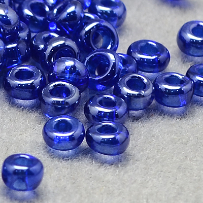 FGB 6/0 Grade A Round Glass Seed Beads SEED-Q011-4mm-F514-1