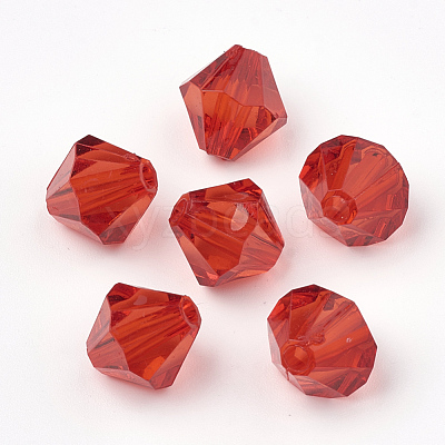Transparent Acrylic Beads TACR-S146-6mm-05-1