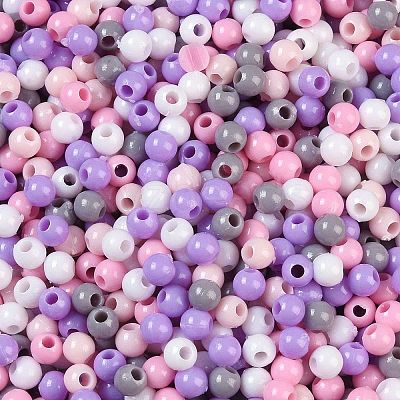 Opaque Acrylic Beads X1-OACR-H118-07A-03-1