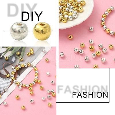 100Pcs 2 Colors Alloy Beads FIND-YW0004-05-1