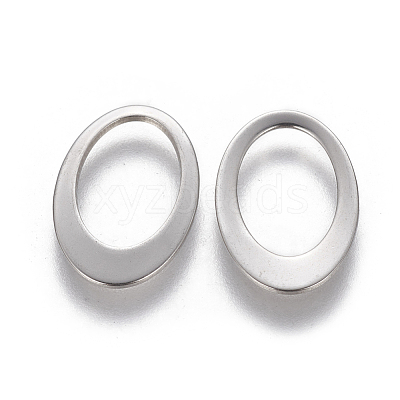Tarnish Resistant 201 Stainless Steel Linking Rings STAS-L233-012P-1