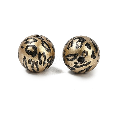 Printed Acrylic Beads PACR-P005-01A-1