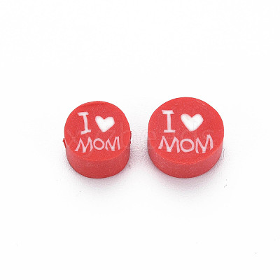Handmade Polymer Clay Beads CLAY-T019-11B-1