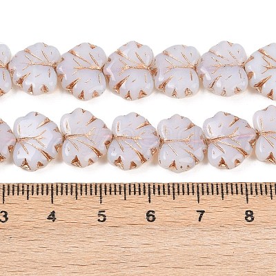 Czech Pressed Glass Beads GLAA-I061-51B-1