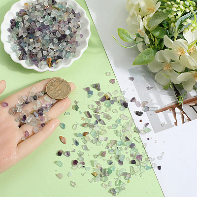 500G Natural Fluorite Beads G-SP0001-11-1