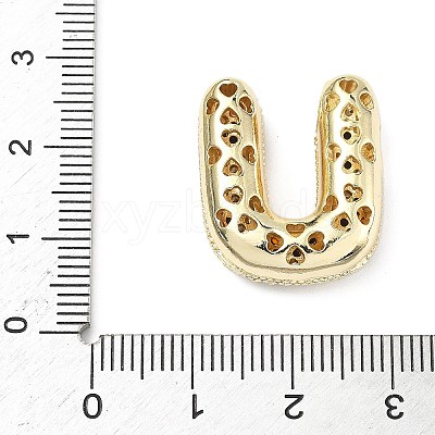 Brass Micro Pave Cubic Zirconia Pendants KK-Z108-02G-U-1
