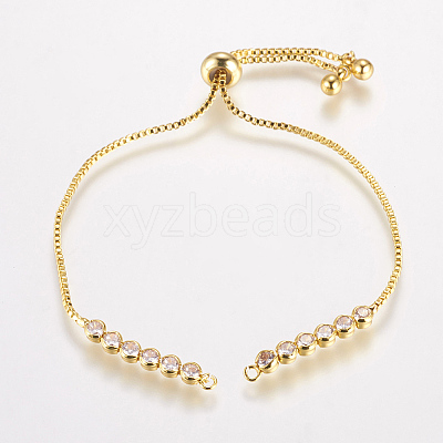 Brass Chain Bracelet Making X-MAK-P007-03-03G-1