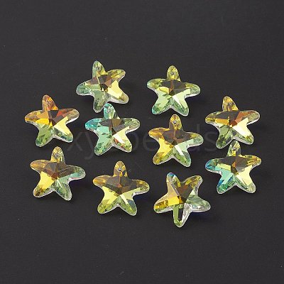 Electroplate Glass Pendants LS-GLAA-A008-03C-1