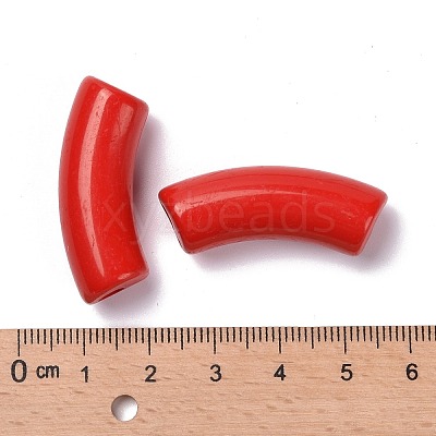 Opaque Acrylic Beads X1-SACR-S677-021-1