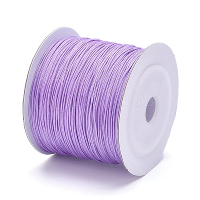 Nylon Braided Cord for Woven Jewelry Making Macrame Craft NWIR-D055-0.6mm-08-1