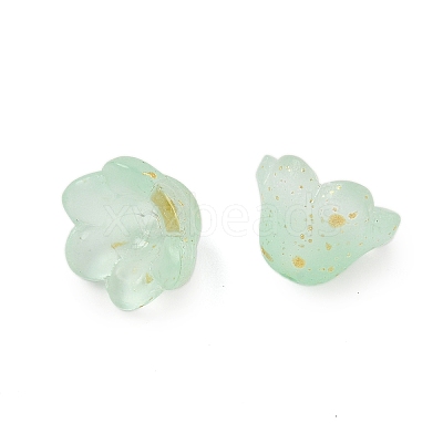 Frosted Glass Bead Cap FGLA-C001-01E-1