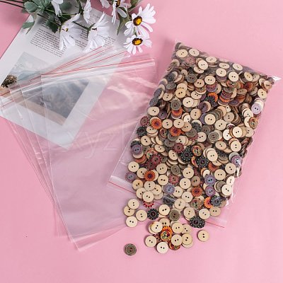 Plastic Resealable Packaging Bags X-OPP-Q002-22x32cm-1
