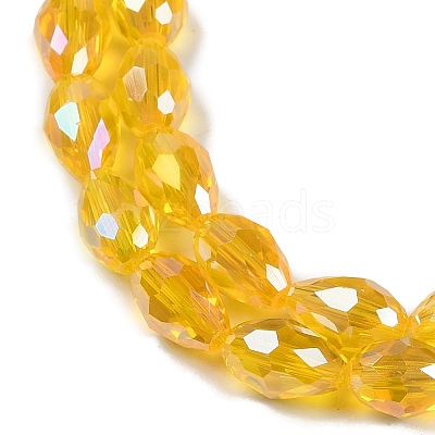 Transparent Electroplate Glass Beads Strands LS-EGLA-N013-T4mm-B04-1