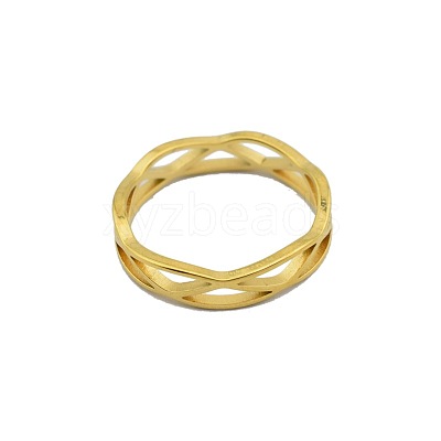 Cross 201 Stainless Steel Finger Rings FS-WG7A805-04-1