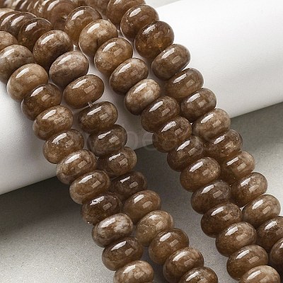 Dyed Natural White Jade Beads Strands G-G107-A31-01-1