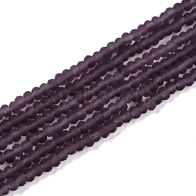 Transparent Glass Beads Strands EGLA-A044-T1mm-MD15-1