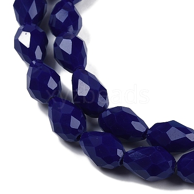 Opaque Solid Color Beads Strands EGLA-N013-P8mm-D03-1