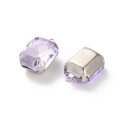 Rhinestone Pendants RGLA-P038-02P-10-1