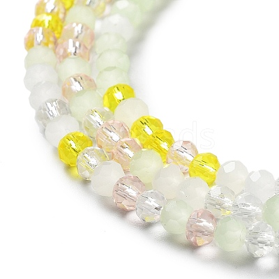 Glass Beads Strands EGLA-A034-M4mm-45-1
