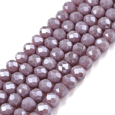Electroplate Glass Beads Strands LS-EGLA-A044-P4mm-A13-1