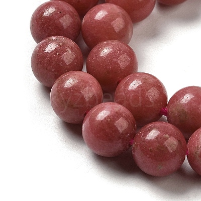 Natural Thulite Beads Strands G-Z044-A02-03-1