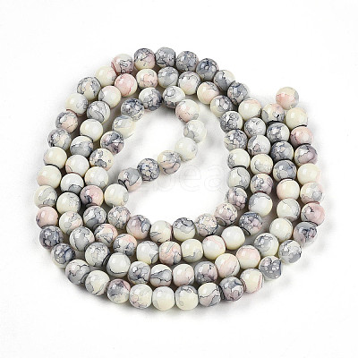 Baking Paint Glass Beads X1-DGLA-N003-8mm-C05-1