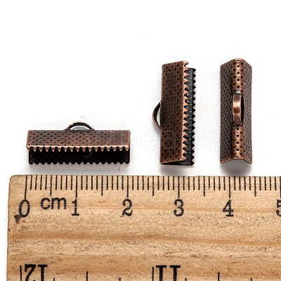 Mixed Iron Ribbon Crimp Endss IFIN-S008-M-1
