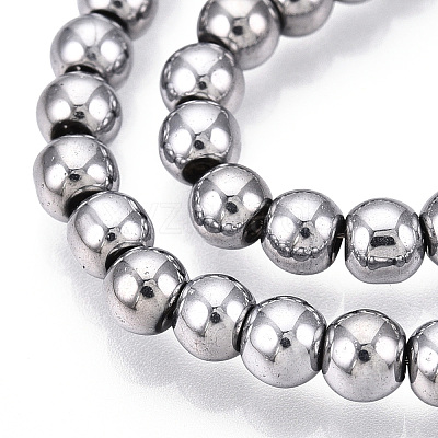 Electroplate Glass Beads Strands EGLA-T021-4mm-13B-1