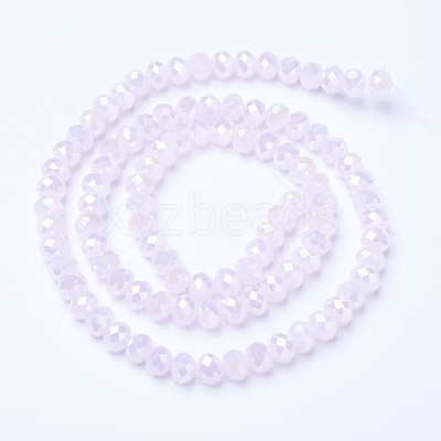Electroplate Glass Beads Strands EGLA-A034-J10mm-B04-1