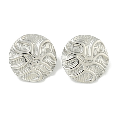 Non-Tarnish 304 Stainless Steel Stud Earrings EJEW-G400-27P-1