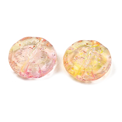 370Pcs Two Tone Transparent Acrylic Beads MACR-K359-27C-1