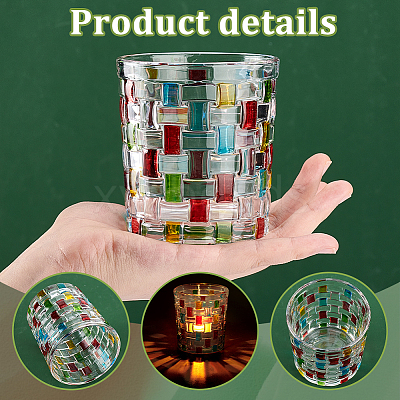 2Pcs 2 Styles Glass Crystal Cup AJEW-GA0007-39-1