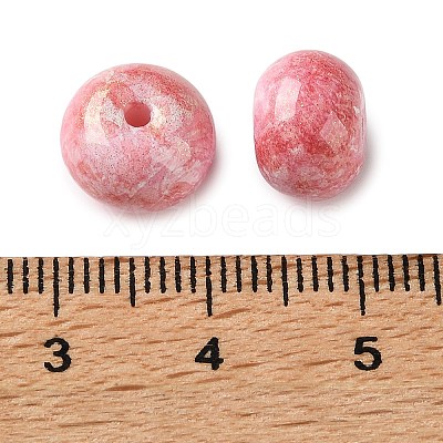 Baking Paint Opaque Glass Beads GL-CBAF5F7-01A-1