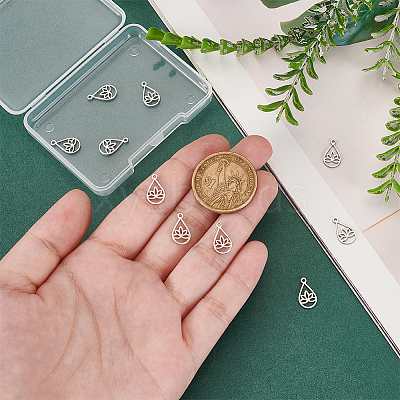 10Pcs 304 Stainless Steel Charms STAS-UN0061-10-1